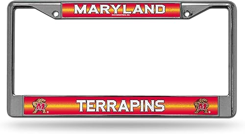 Miniatura 203 de Rico Industries NCAA 12 x 6 pulgadas, accesorio de automóvil cromado plateado brillante para automóvil/camión/SUV