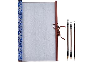 PH PandaHall 4pcs No Ink Chinese Calligraphy Reusable Water Writing Scroll Set