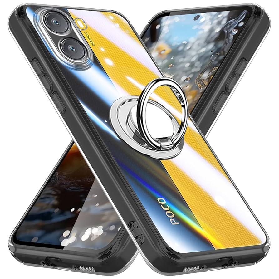 Amazon.co.jp: Xiaomi POCO X7 Pro 5G ケース クリア リング付き