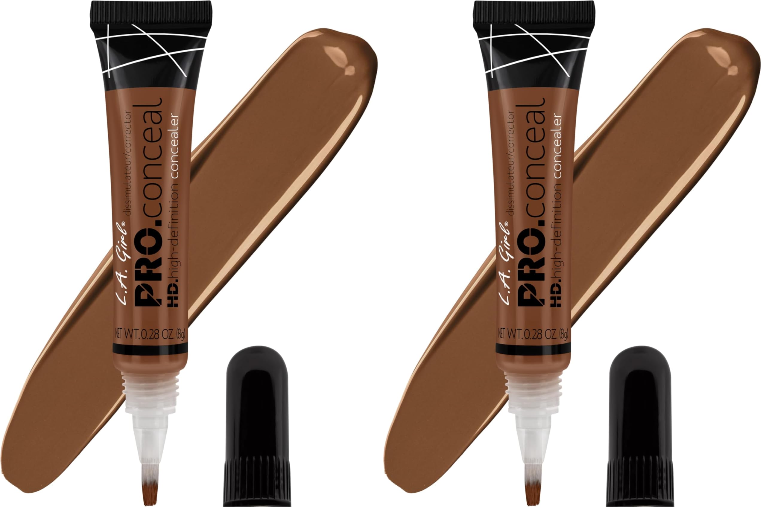 L.A. Girl HD Pro.Conceal, Beautiful Bronze GC987 (Pack of 2)