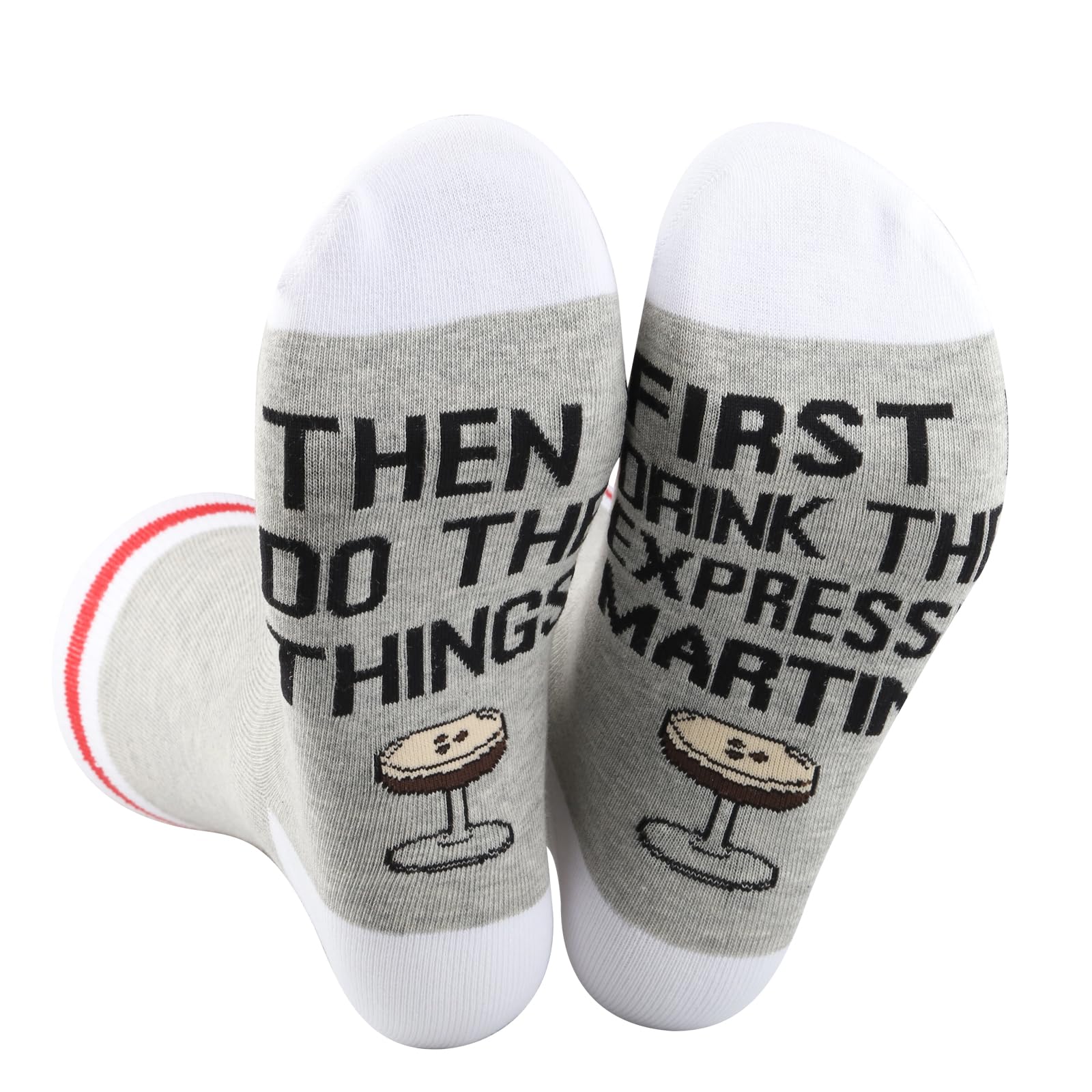 JNIAP Expresso Martini Socks Expresso Martini Gift Martini Lover Gift Expresso Martini Drinker Socks