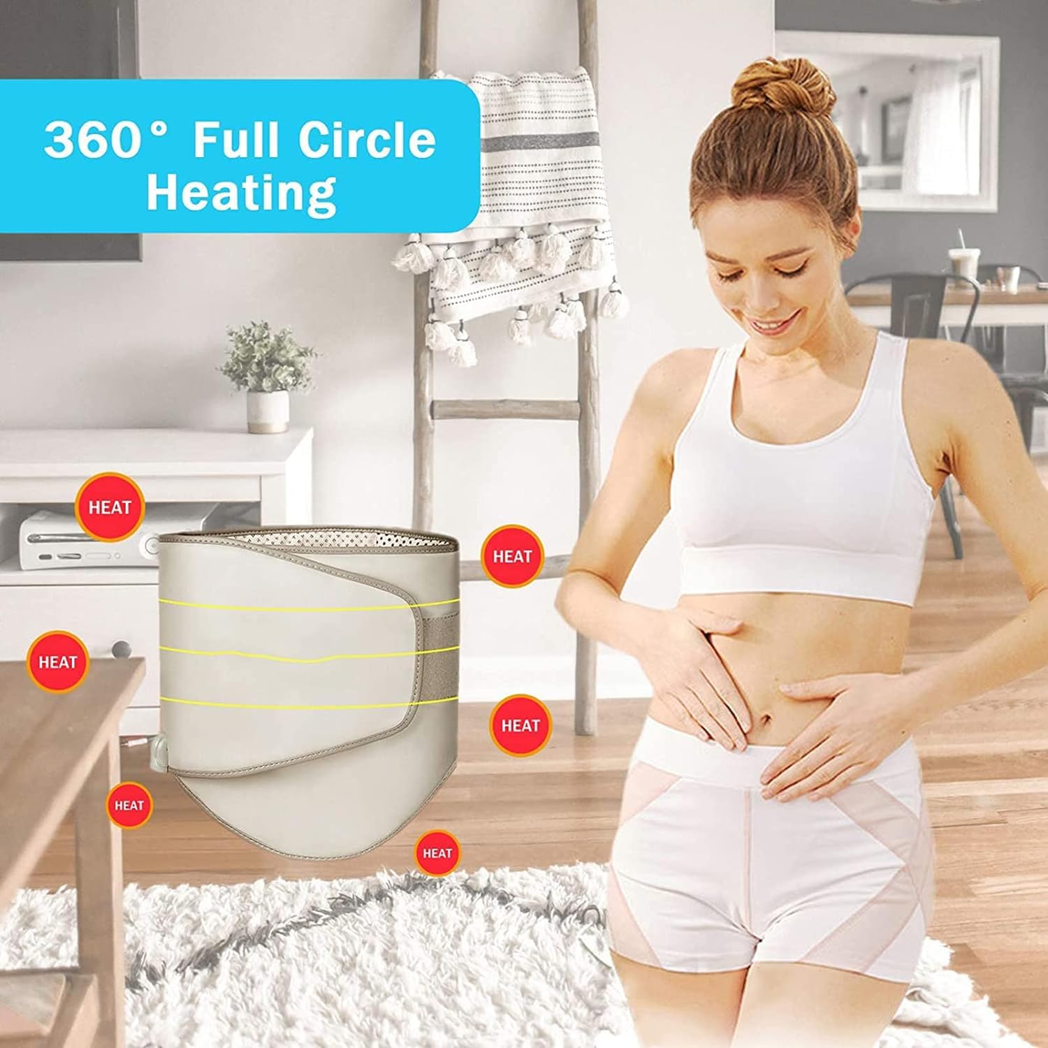 Amazon.com: Electric Slimming Belt with 12 Natural Jade Tourmaline