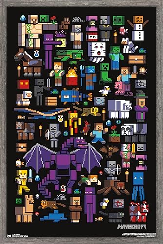 Trends International póster de pared de Mobbery de Minecraft