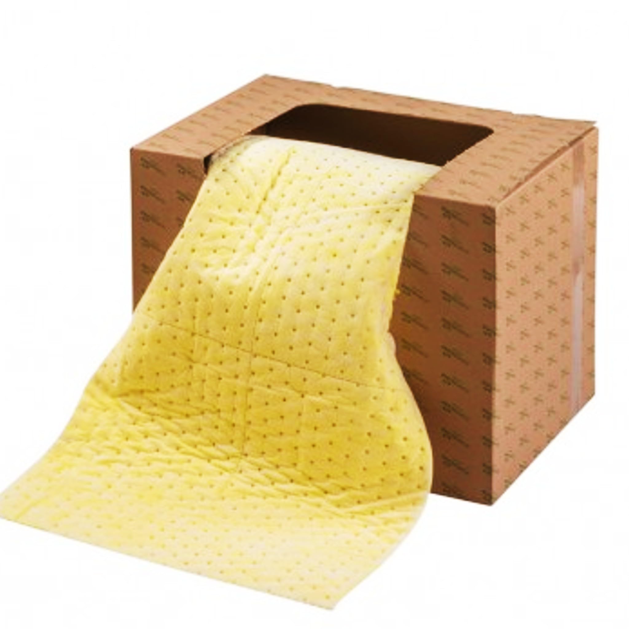 BL Panno assorbente industriale. Elevata resistenza, pulizia e prevenzione delle fuoriuscite chimiche in laboratori e officine. Rotolo da 40 metri. Assorbimento di acqua, oli, idrocarburi e sostanze