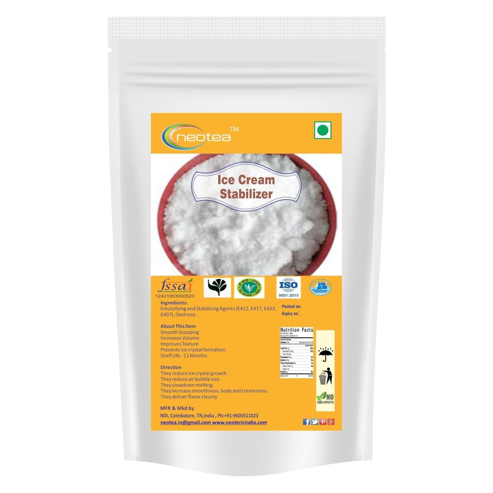 Amazon.com: Neotea Ice Cream Stabilizer Powder | Helps Create