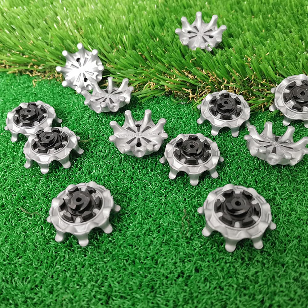 Clavos para Zapatos De Golf,12 PCS Tacos para Zapatos de Golf Reemplazos de Picos de Golf Anti Deslizamiento Clavo para Zapato de Golf