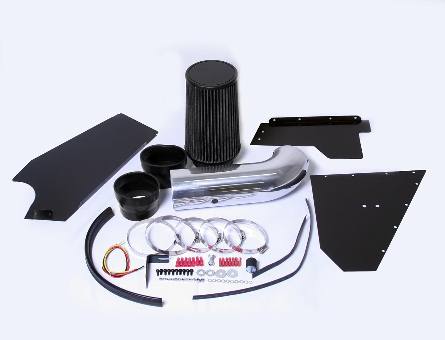 INTAKEKAI Performance Air Intake (Compatible with 1996-1999 Chevrolet/GMC Pickup 5.0L / 1996-2000 Chevrolet/GMC Pickup 5.7L / 96-00 Chevrolet Tahoe/Suburban 5.7L / 1996-2000 GMC Yukon 5.7L V8) (BLACK)