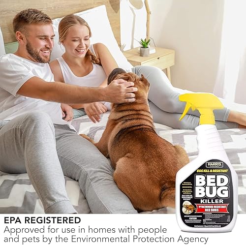 Miniatura 4 de HARRIS Black Label - Asesino de chinches en aerosol líquido con fórmula residual extendida sin olor y sin manchas 32 onzas