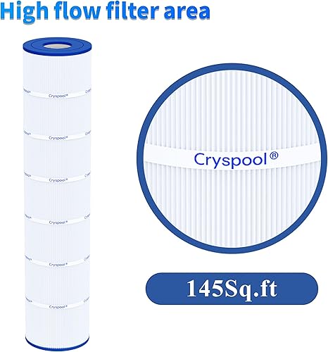 Miniatura 6 de Cryspool 07116 Filtro compatible con Jandy CL580, CV580, A0104100, R0357900, PJAN-145, C-7482, FC-0820, cartucho de filtro de piscina de 145 pies