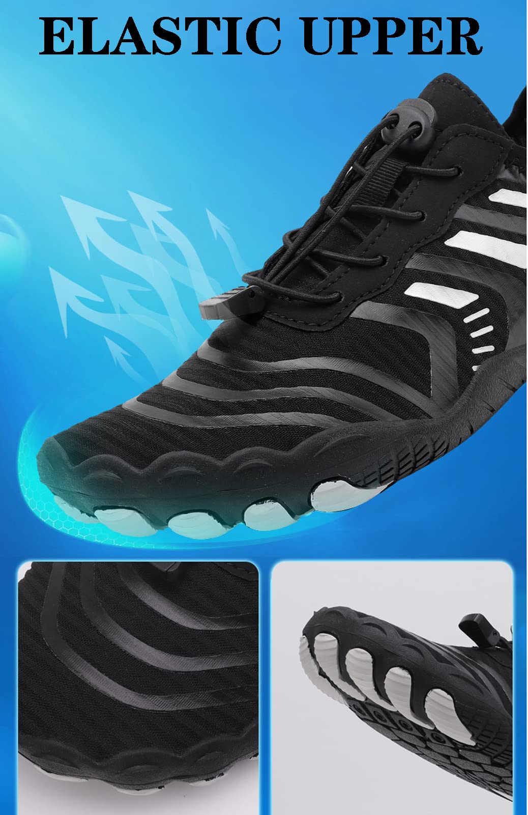 Zapatos Acuáticos Descalzos Zapatos Acuáticos De Secado Rápido para Mujeres Zapatos Acuáticos Neutros Zapatos De Baño para Hombres, Playa, Buceo, Surf, Remo(44 EU, Pink)