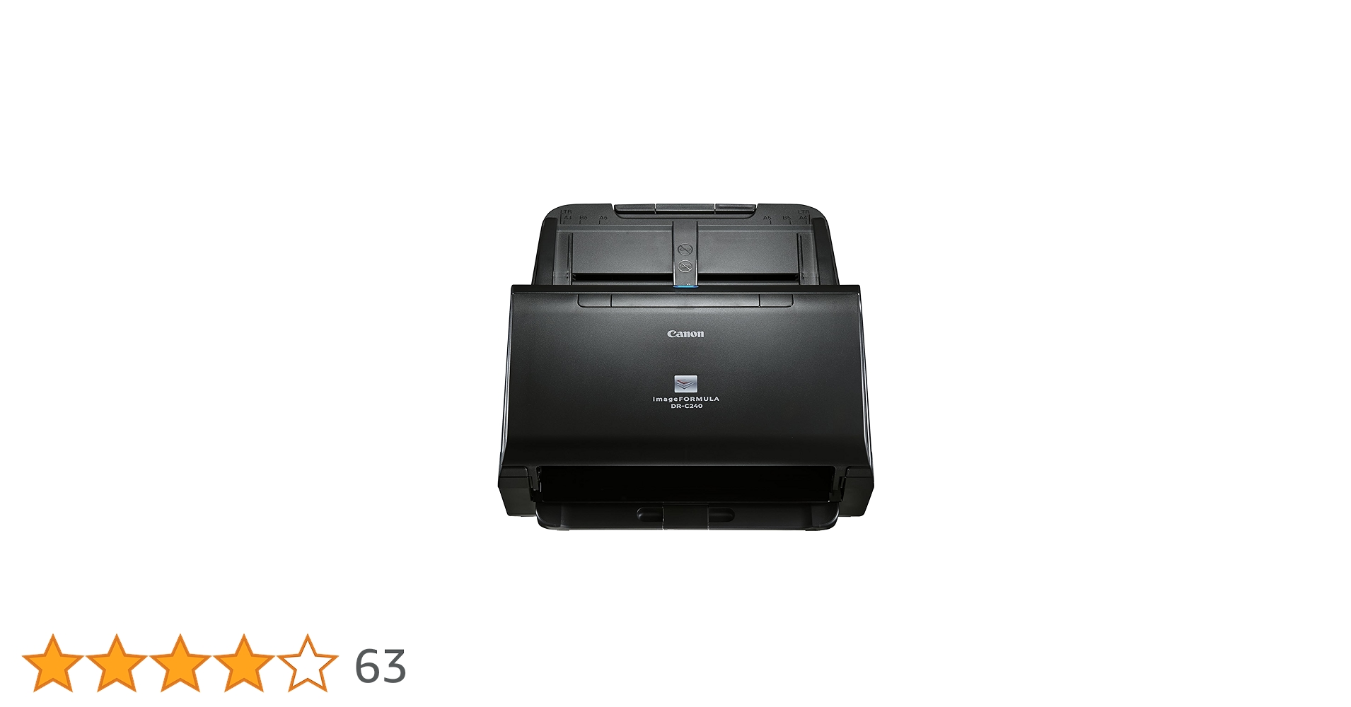 Canon imageFORMULA DR-C240 Document Scanner Black and White 45 ppm
