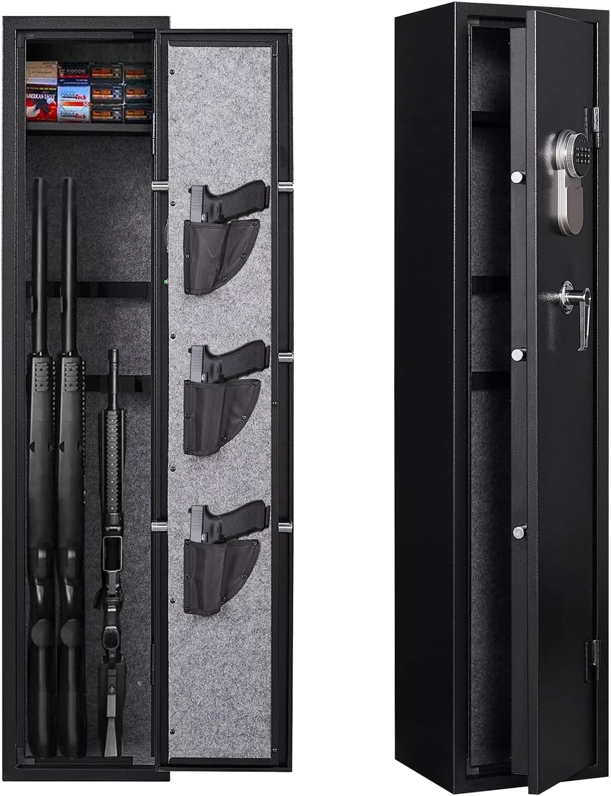Miscoos 1380 Gun Safe, Black A