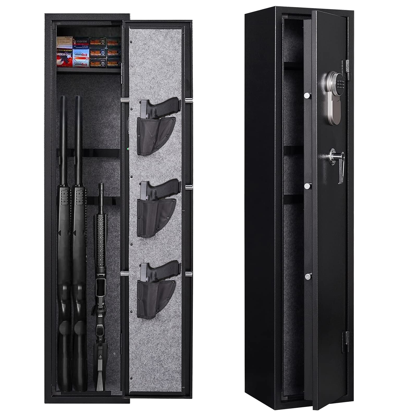 Miscoos 1380 Gun Safe, Black A