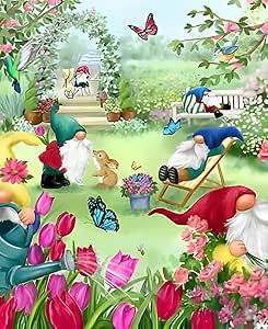 Amazon.com: NAIMOER Gnomes Diamond Art Kits for Adults, Full Drill ...