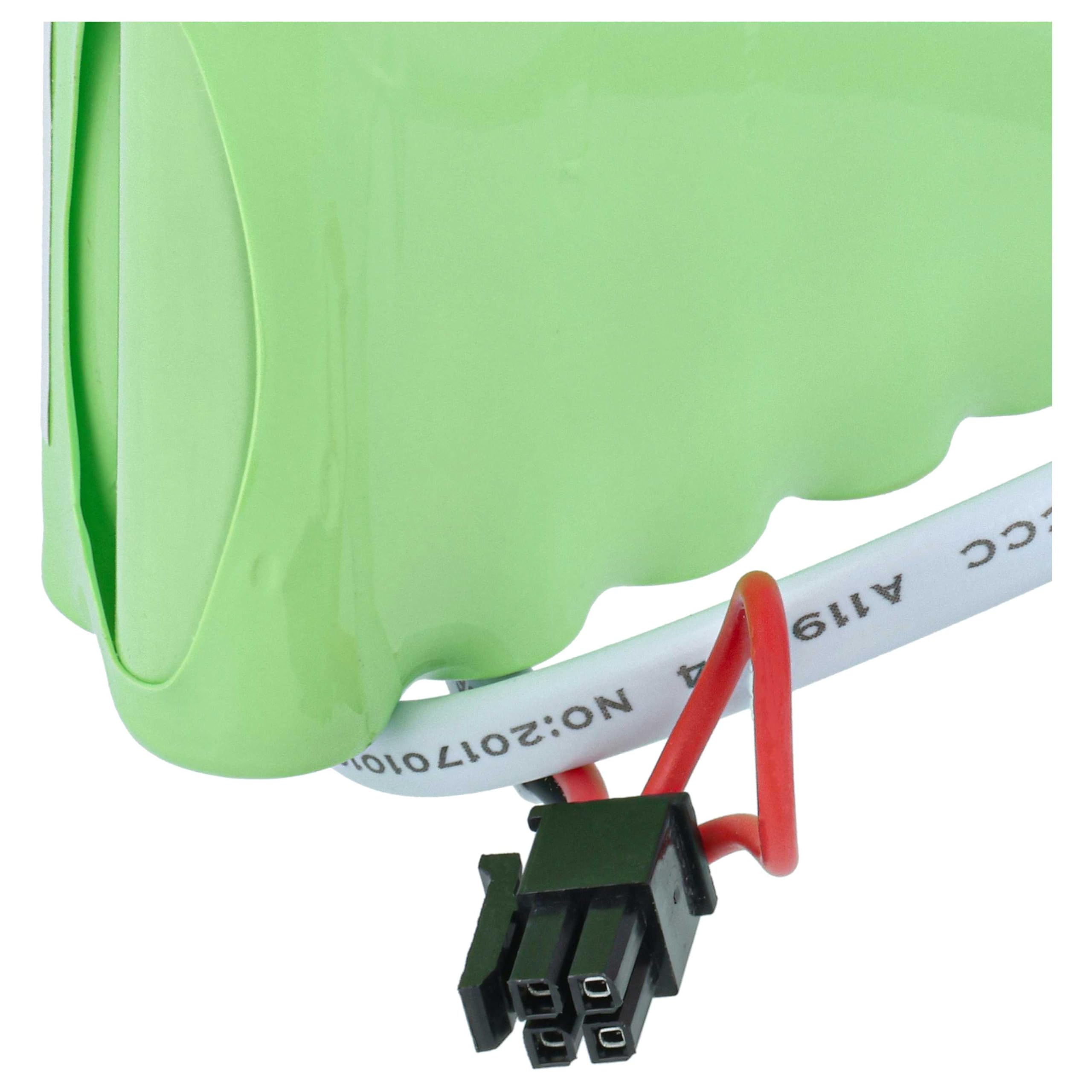 vhbw Bateria zamienna do okien dachowych Velux 832817, GP2100AFHT, HHR-210AH do rolet dachowych (2100 mAh, 10,8 V, NiMH, z kablem)