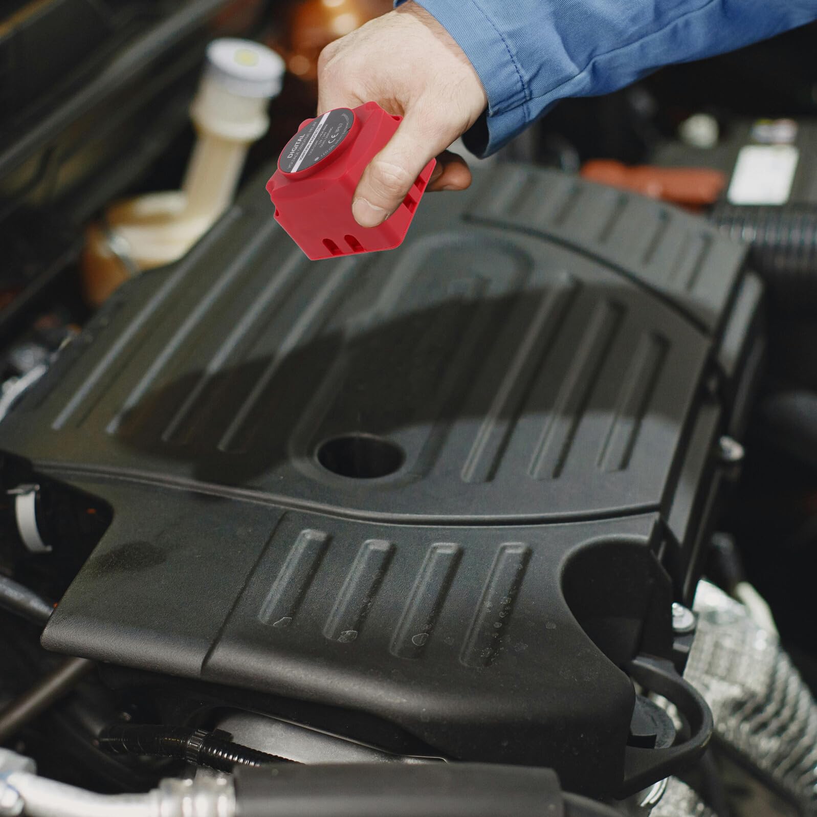 Inteligentny Przekaźnik Izolatora Akumulatorów Podwójnego Izolatora Do Ciężarówek Rv i Łodzi Elektroniczny Wyłącznik Izolacyjny Zabezpieczenie Przeciążeniowe Czerwony