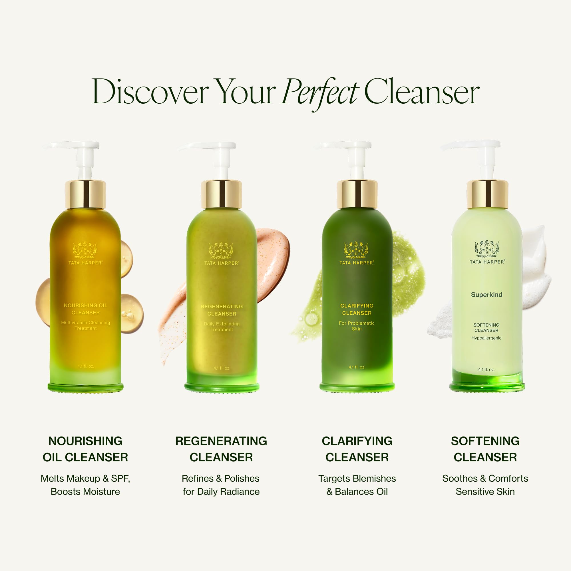 Tata Harper Superkind Softening Cleanser for Sensitive Skin, Fragrance-Free, 125ml