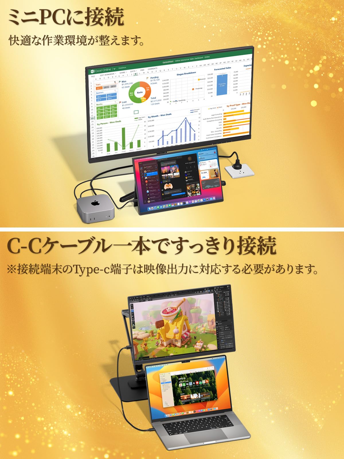 Amazon.co.jp: cocopar: モバイルモニター