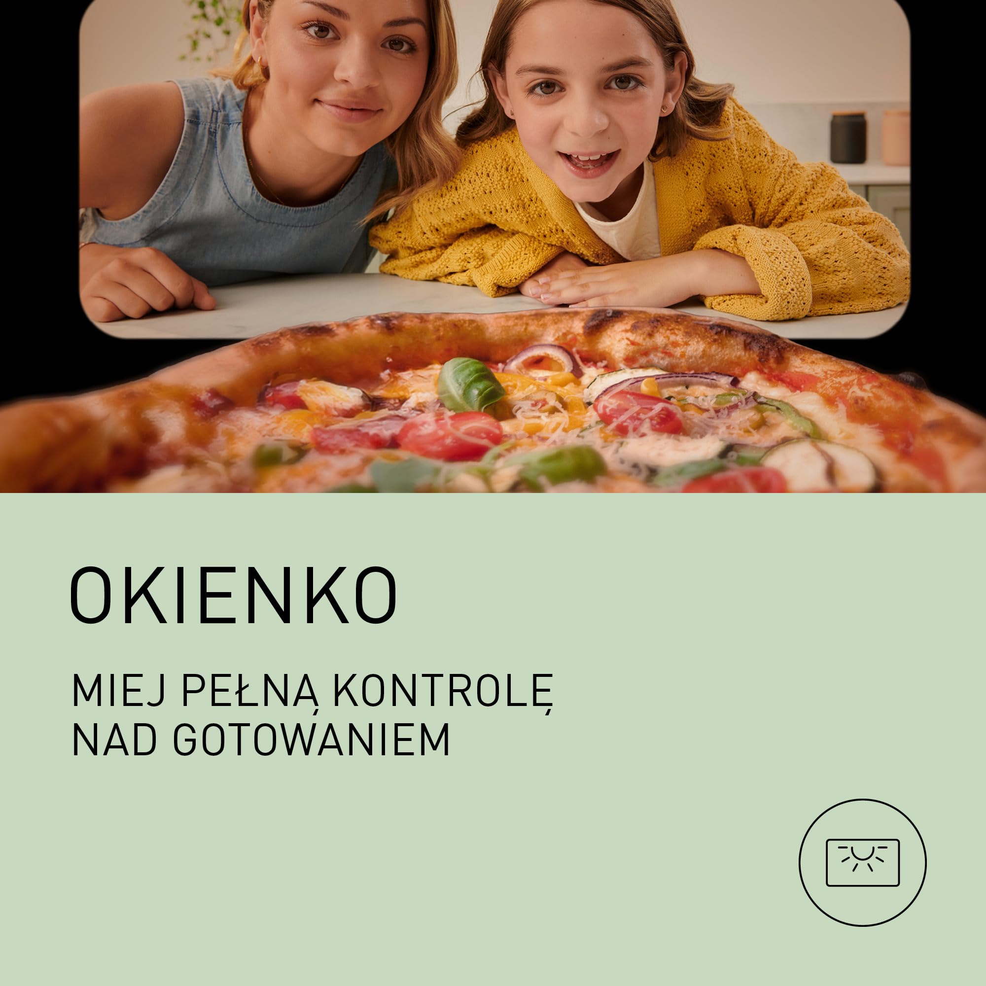 Panasonic NF-BC1000KXE Frytkownica beztłuszczowa Air Fryer Flex z okienkiem, 30°-230°C, 9,6 L, podwójny kosz, delikatna para, 8 programów, łatwe czyszczenie, czarna