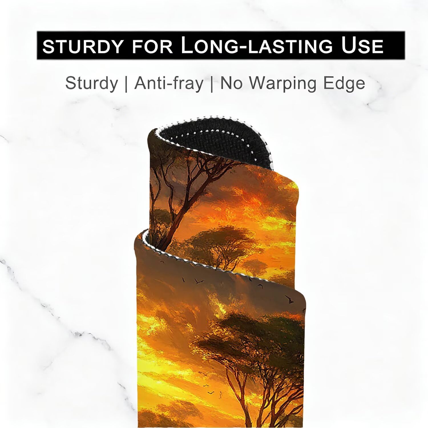Tappetino Mouse Gaming XXL, Mousepad 1200x600x4mm Africa animale 0x0-137 | Tappetino Scrivania con Base in Gomma Antiscivolo Bordi Cuciti per Computer, PC, Migliora la Precisione e la Velocità