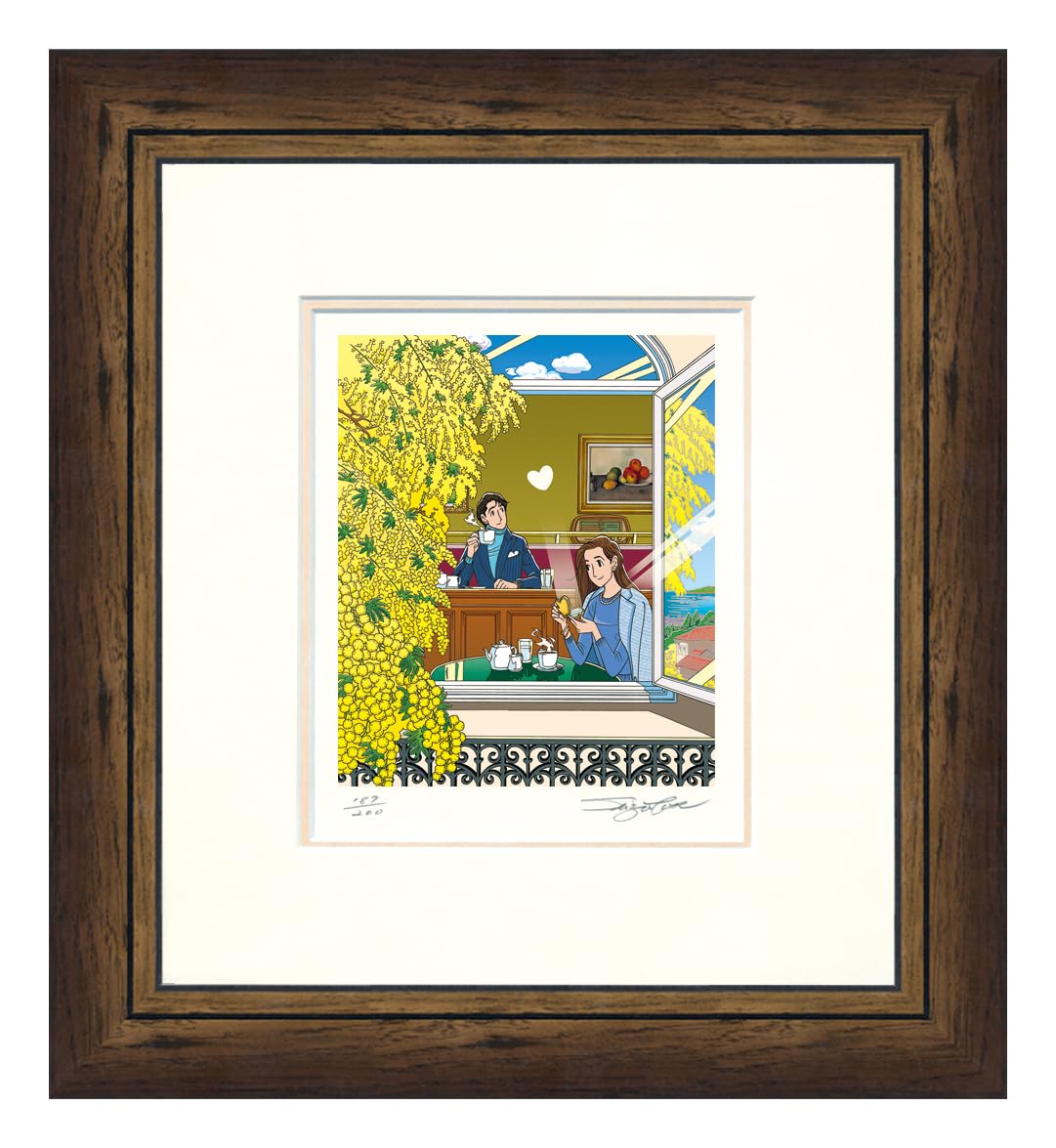 わたせせいぞう たがれ色のバラード 版画 わたせせいぞう たがれ色のバラード 版画 Amazon.co.jp