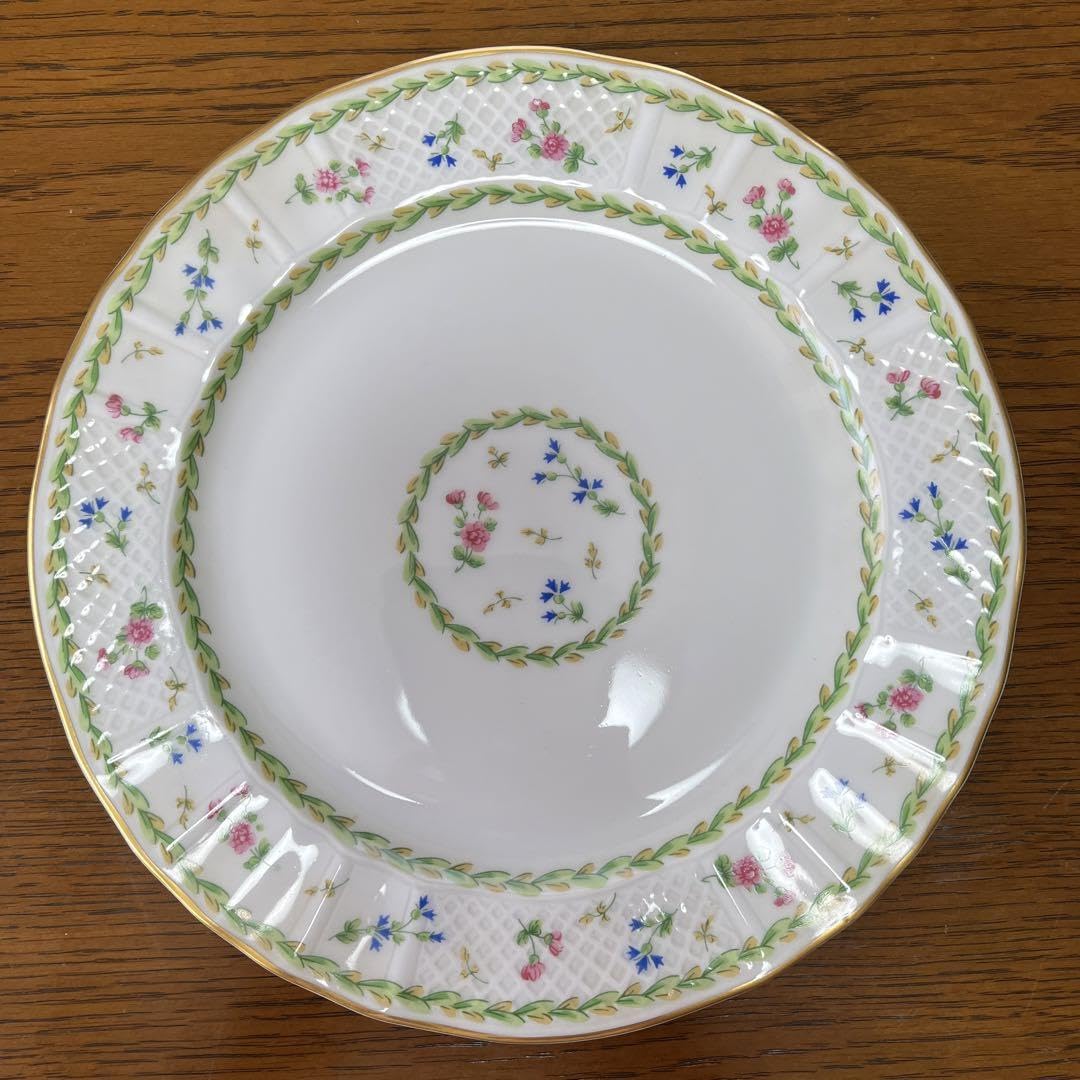 ベルナルド リモージュ アルトワグリーン プレート（24㎝）4枚セット ☆ ベルナルド リモージュ アルトワグリーン プレート（24㎝）4枚セット ☆