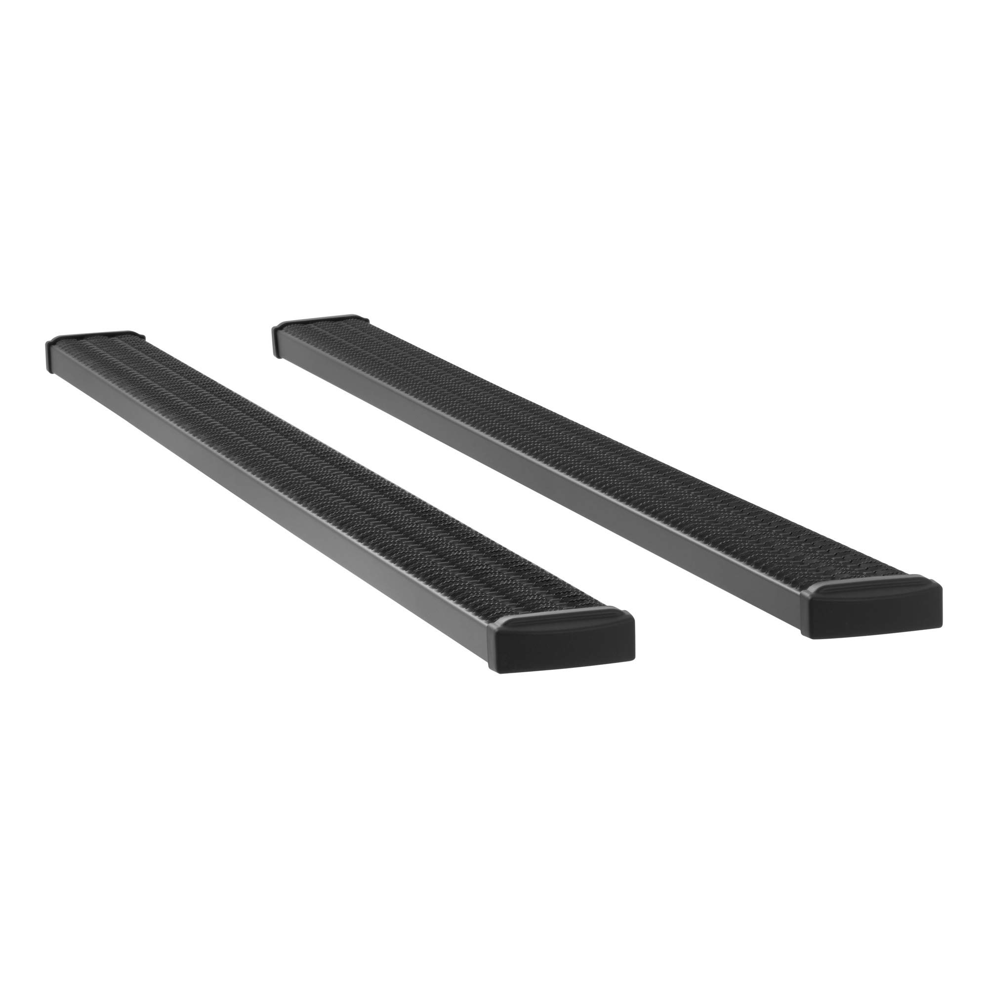 LUVERNE 415114-401438 Grip Step Black Aluminum 114-In Wheel to Wheel Running Boards, Select Ram 2500