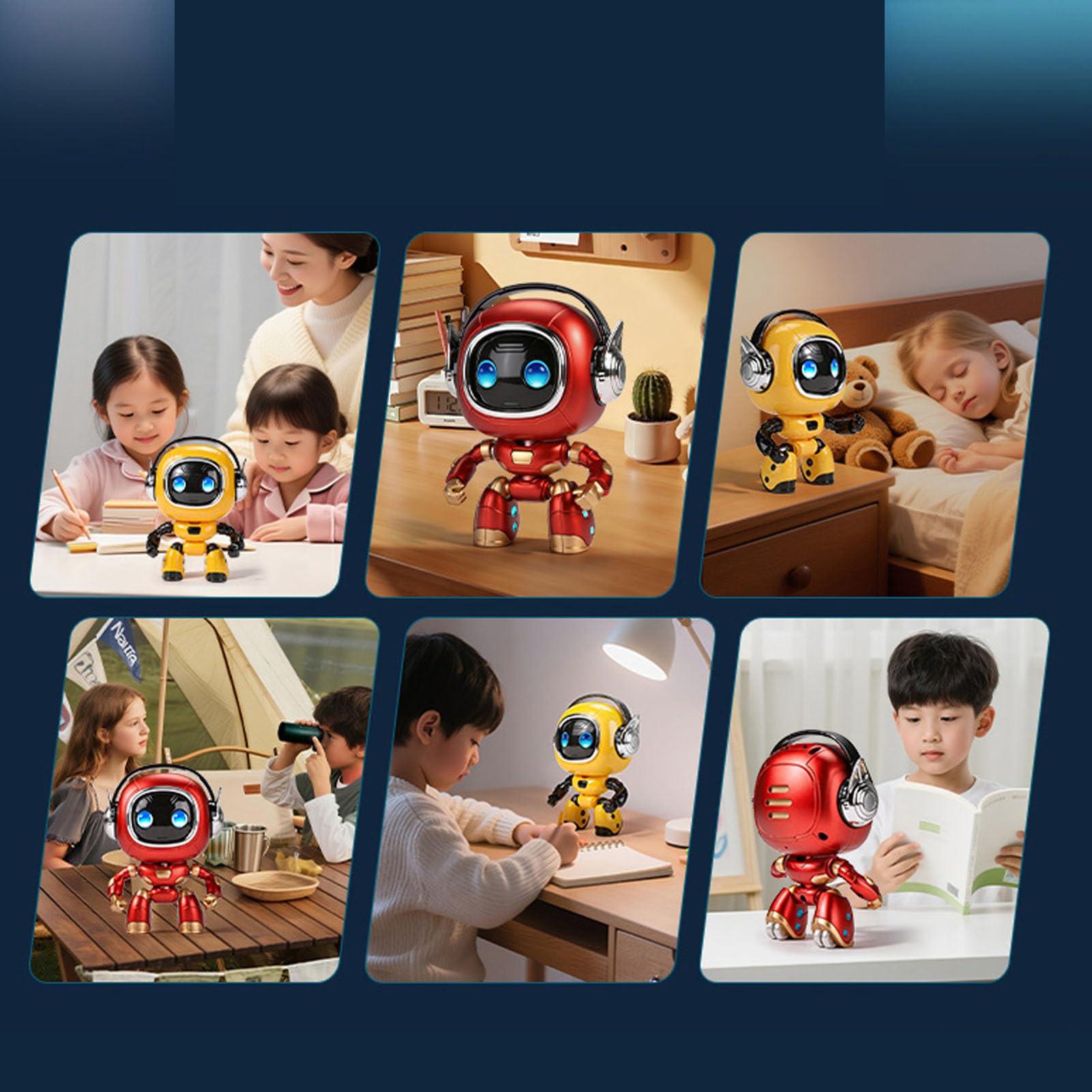 Robot Educativo AI, 1000 MAh, Dialogo Vocale, Traduzione Inglese
