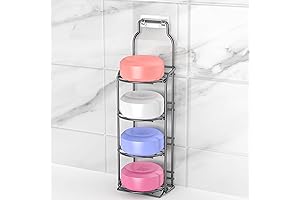 4-Tier Self-Adhesive Soap Shampoo Bar Holder