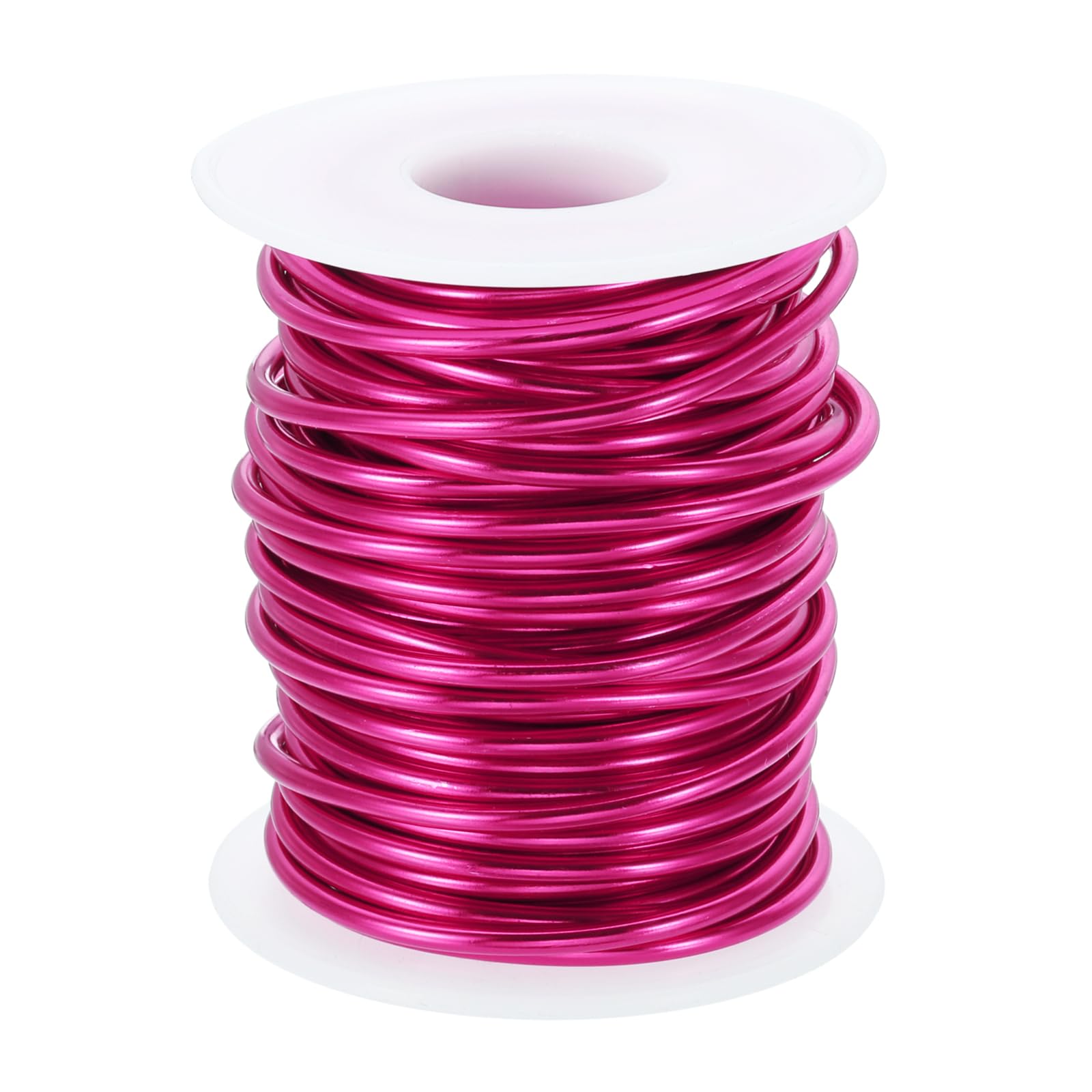 PATIKIL 10 Gauge 2.5mm Aluminum Craft Wire, 32.8 Ft Metal Wire Armature Bendable Wire for Jewelry Making Metal Wrap DIY Rose Red