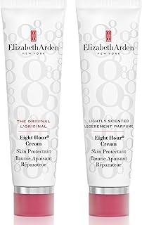 Skincare Bundle: Elizabeth Arden Eight Hour Cream Skin Protectant (50ml) + Elizabeth Arden Eight Hour Cream Skin Protectant Light Scented (50ml)