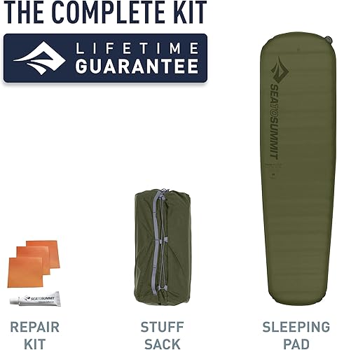 Miniatura 7 de Sea to Summit Camp Plus - Tapete de espuma autoinflable para dormir, rectangular, grande (79 x 25 x 3 pulgadas)