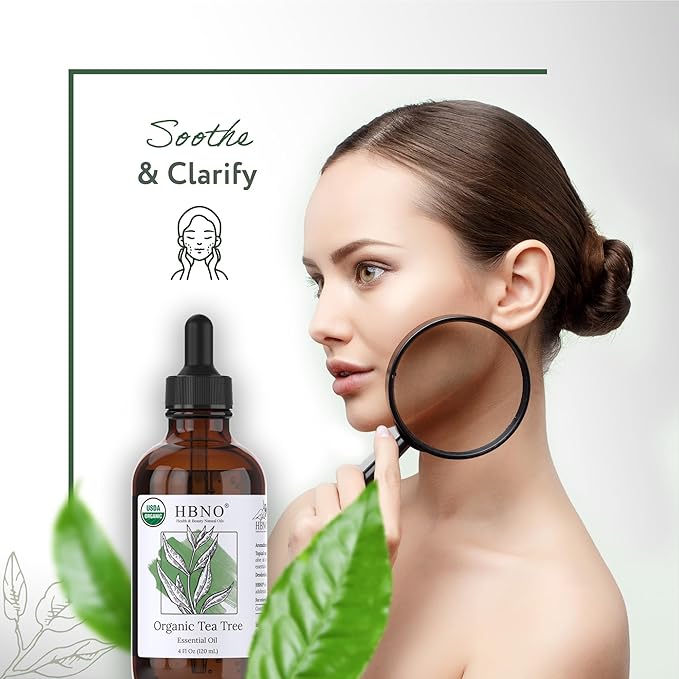Aceite Orgánico de Árbol de Té HBNO para Piel y Cabello - 118 ml miniatura 5