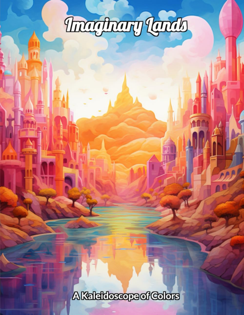 Imaginary Lands: A Kaleidoscope of Colors (Coloring Book)