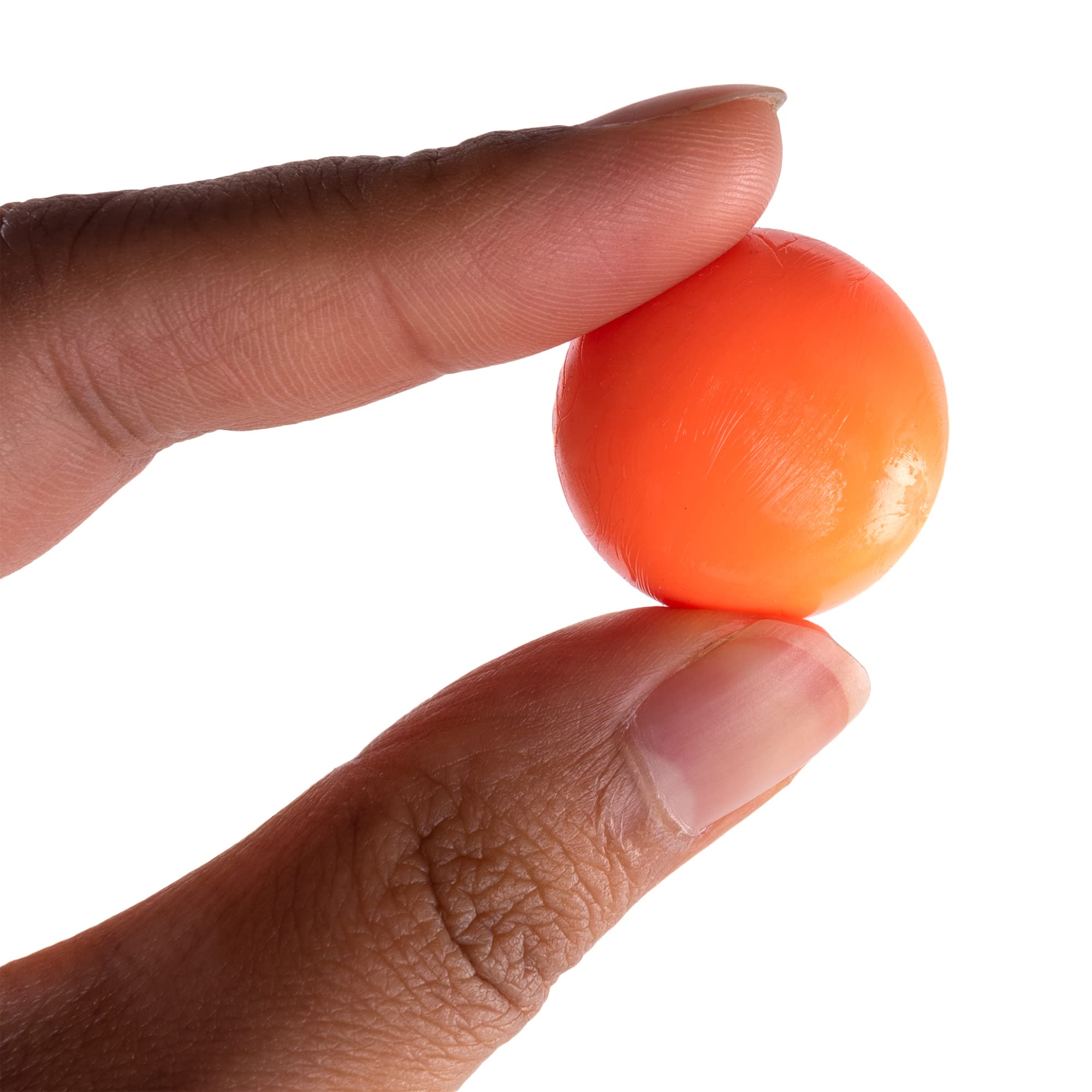 Bolas pequeñas de goma neón de 1 pulgada para niños, premios de fiesta de cumpleaños, surtido colorido, (paquete de 24) 4