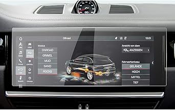 2019 2020 2021 2022 porsche cayenne 12 3inch display navigation screen protector r ruiya hd clear tempered glass screen guard shield scratch resistan
