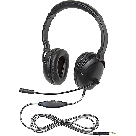 Califone 1017MT NeoTech Plus Headset with Gooseneck Microphone