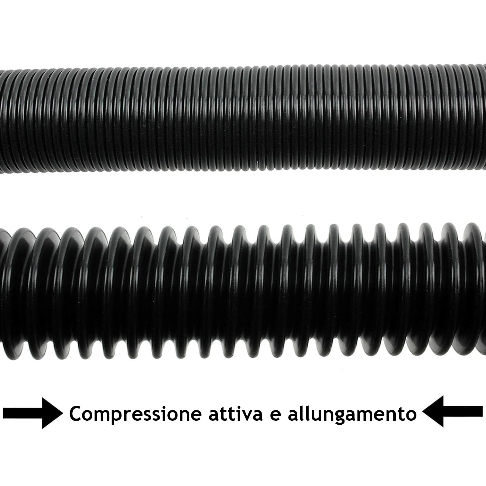 Spares2go, kit tubo di prolunga universale, flessibile, di 6 m x 32 mm, per aspirapolvere (tubo di 6 m + pezzo adattatore)