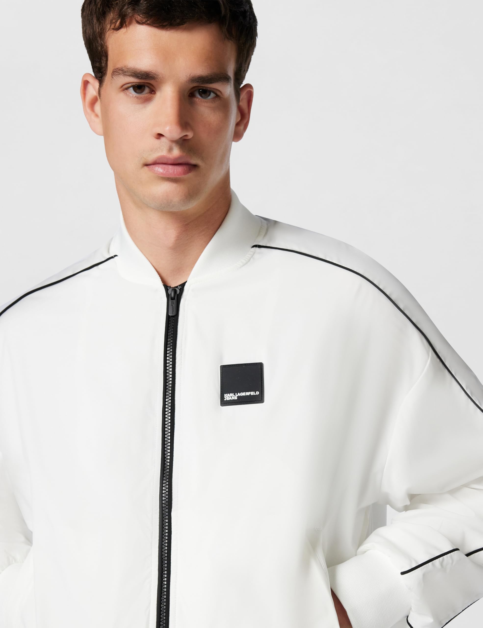 Karl Lagerfeld Jeans Herren Light Track Bomber