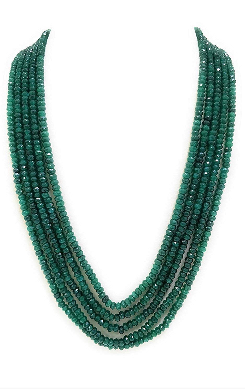 A V FASHION INDIA - Onyx Gemstone Beads 5 Layer Necklace For Women and Girl Traditional 16 Inch Mala Semi Precious Beaded Jewellery (Same as Shown In Image) Green Colour (B08G1TL34Y) Amazon Price History, Amazon Price Tracker