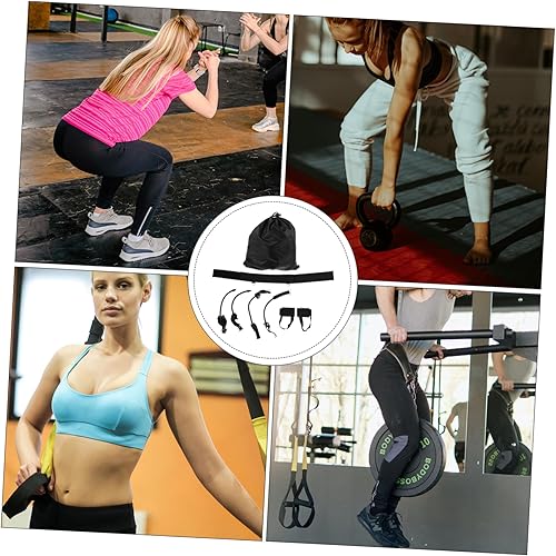 Miniatura 5 de Kisangel 1 Set elastic band Fitness Ankle Straps with yoga straps bandas elasticas fitness de resistencia stretch strap workout belt Elastic