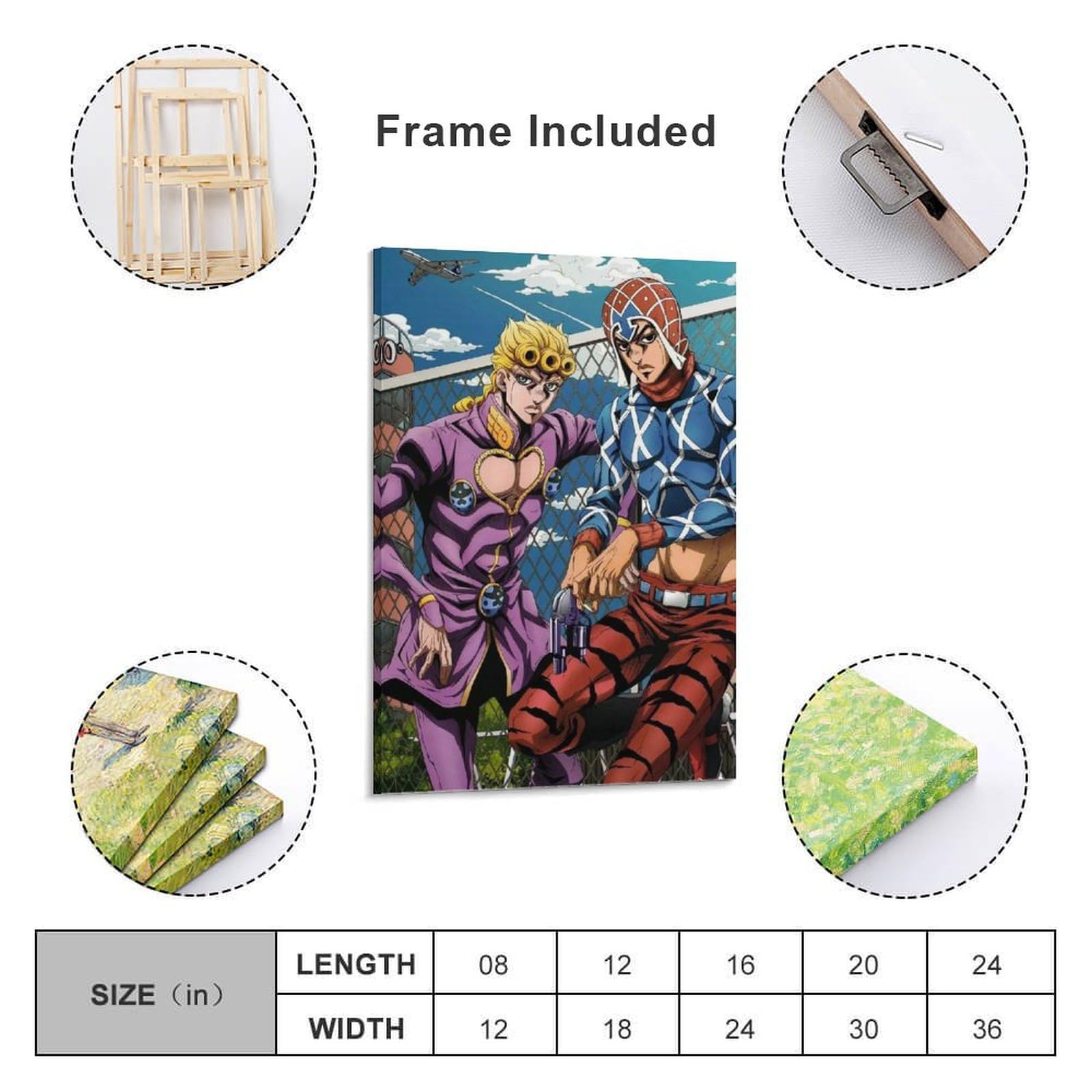 Amazon.co.jp: 60×90cm JOJO ジョジョの奇妙な冒険 ジョルノ