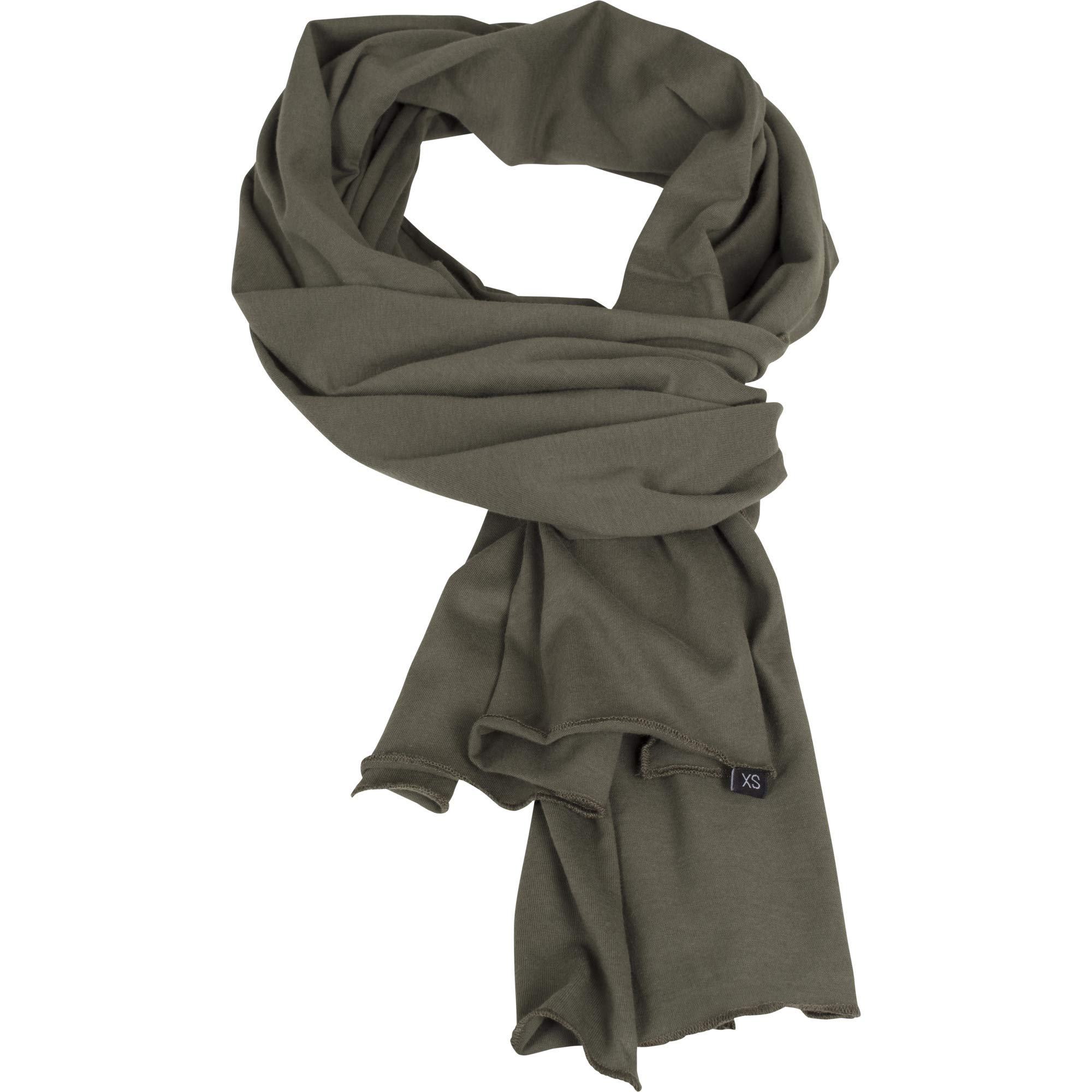 Build Your Brand Jersey Scarf Szalik, Oliwki, Jeden Rozmiar Unisex Dorosły