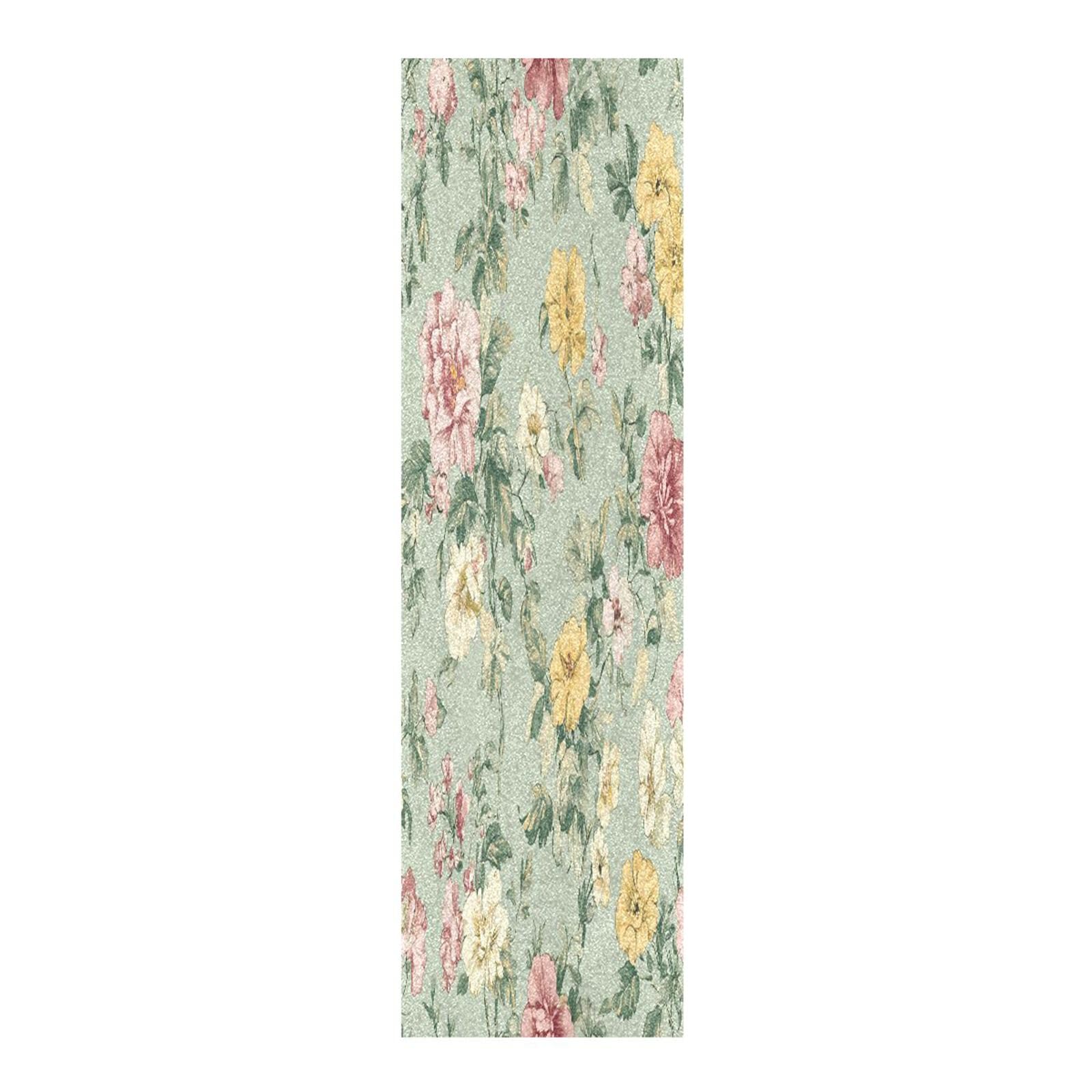 BOESI Graffiti Vintage Colorful Flower Skateboard Anti-Skid Tape Paper, No Bubble Anti-Skid 33.1 