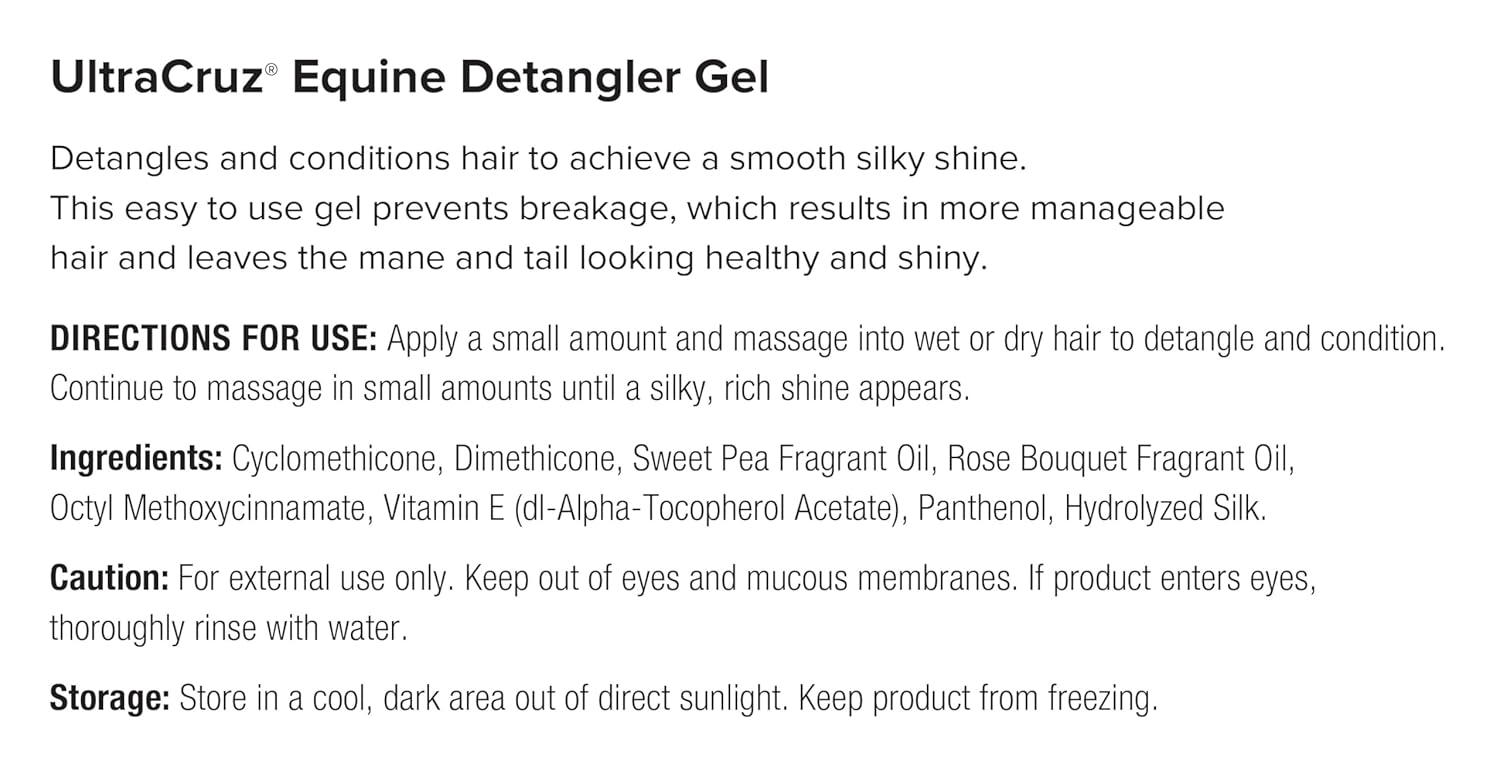 UltraCruz® Equine Detangler Gel, 32 oz