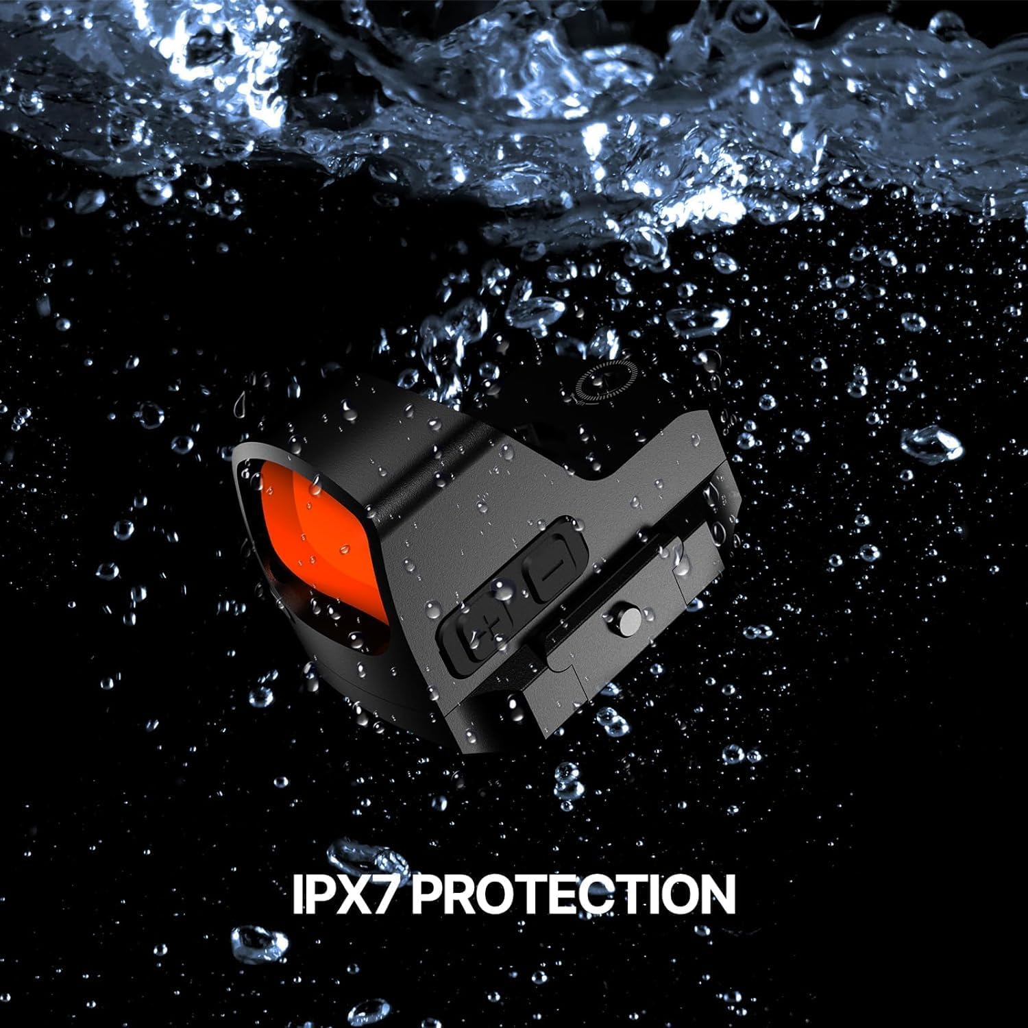 Feyachi RDS-59 Red Dot Visier für Pistole 3 MOA Micro Handgun Rotpunktvisier Zielfernrohr Mini Visier mit Adapterplatte für MOS & Picatinny-Montage