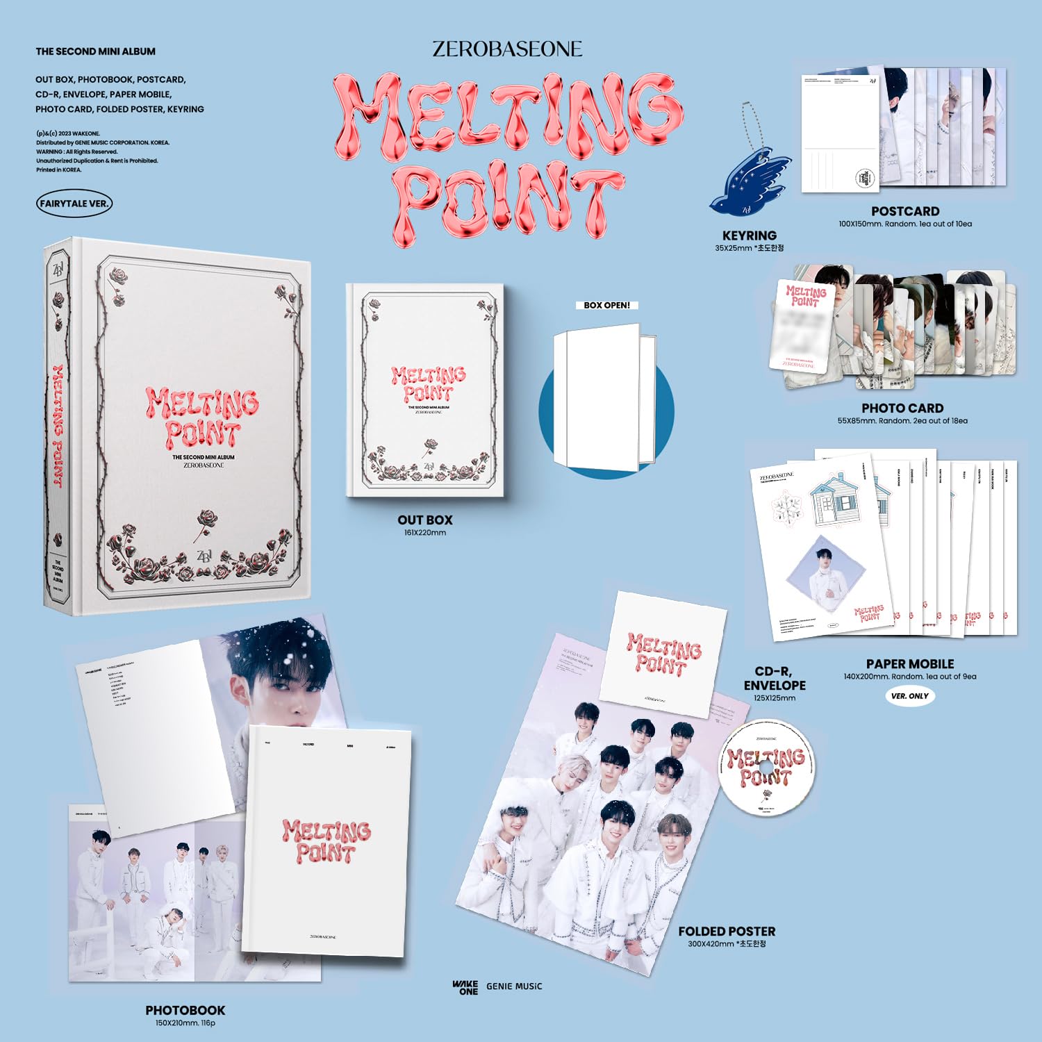 Amazon.com: ZEROBASEONE - 2nd Mini Album [MELTING POINT