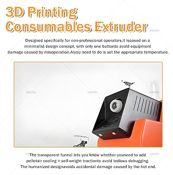 Versatile Filament Recycler and Extruder Combo for 3D Printing, Turns Waste into New 1.75mm/3.0mm Filament (PLA, ABS, PVA Compatible) Wirewindingmachine