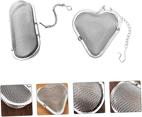 Miniatura 7 de 2 uds de acero inoxidable condimento bola de té infusor de té para té suelto Metal té especias bola de acero inoxidable colador de té e infusor de