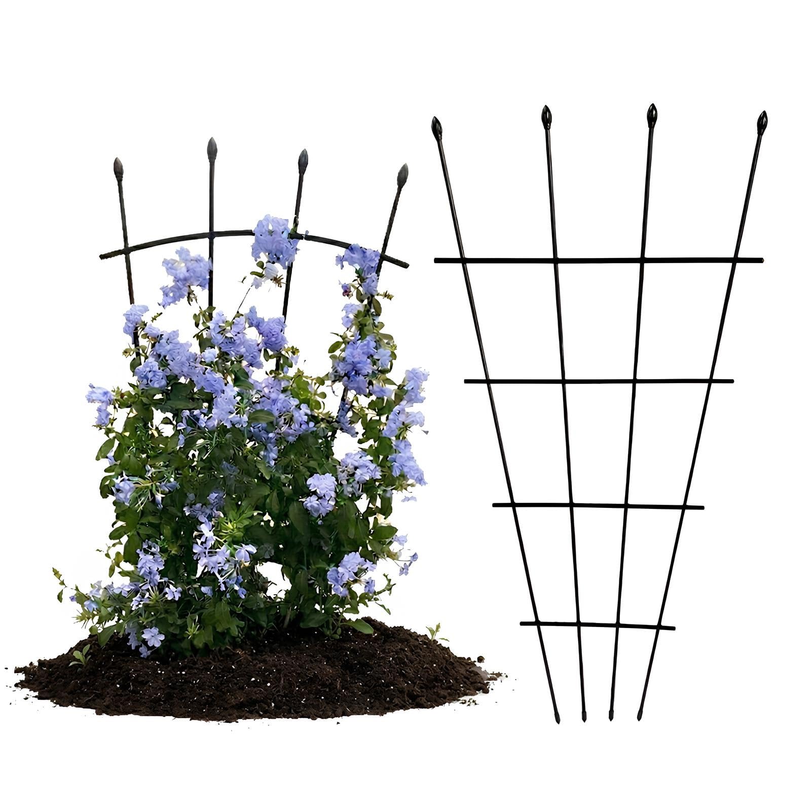 90cm 120cm Treillis De Jardin Tuteur Plante Grimpante D'intérieur/Extérieur, Support Plante pour Plantes en Pot Fleurs Et Liannes(120cm/47.2in)
